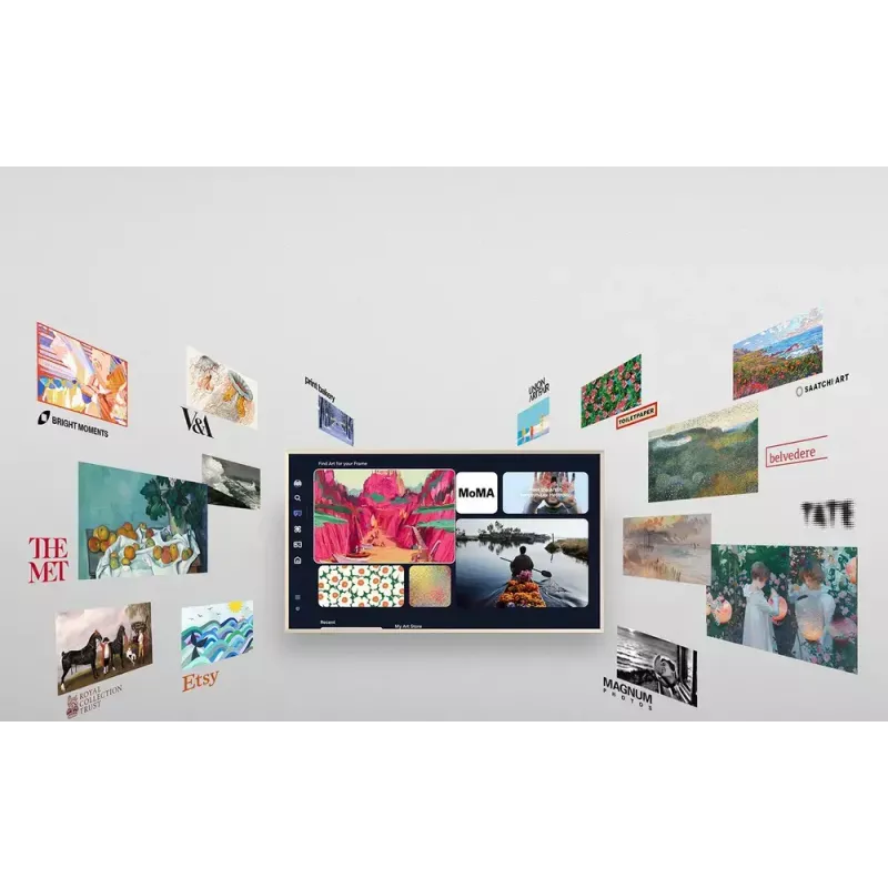 Televiisor Samsung QE65LS03FAUXXH 65 tolli The Frame QLED 4K HDR Smart TV, 3840×2160, Tizen, 120Hz