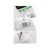 Wattmeeter GreenBlue GB202 võimsusmõõtur 0–9999 W, 3600 W max, 220–240 V, 16 A, LCD-ekraan