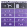 Märg koeratoit 4vets Natural Gastro Intestinal 400 g — terapeutiline märgdieet seedimise toetamiseks, kalkun, 7,5% valku, 5,5% rasva, gluteeni- ja laktoosivaba