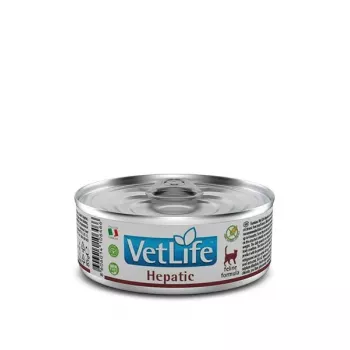 Märg kassitoit Farmina Vet Life Natural Diet Cat Hepatic 85 g — maksafunktsiooni toetav, kana, teraviljavaba, täiskasvanud