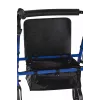 Taastusravi rulaator ActionMed CH100AM — kerge alumiiniumist 4-ratas, reguleeritav kõrgus 700–937 mm, iste 35×32 cm, max koormus 136 kg, kokkupandav