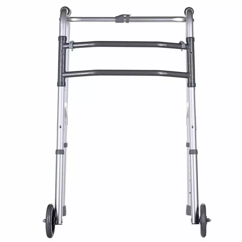 Käimisraam VITEA CARE VCBP0031 alumiiniumist, reguleeritav kõrgus 82–100 cm, laius 600 mm, maksimaalne koormus 110 kg, 12 cm rattad