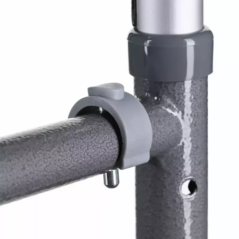 Käimisraam VITEA CARE VCBP0031 alumiiniumist, reguleeritav kõrgus 82–100 cm, laius 600 mm, maksimaalne koormus 110 kg, 12 cm rattad