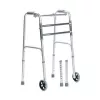 Käimisraam VITEA CARE VCBP0031 alumiiniumist, reguleeritav kõrgus 82–100 cm, laius 600 mm, maksimaalne koormus 110 kg, 12 cm rattad