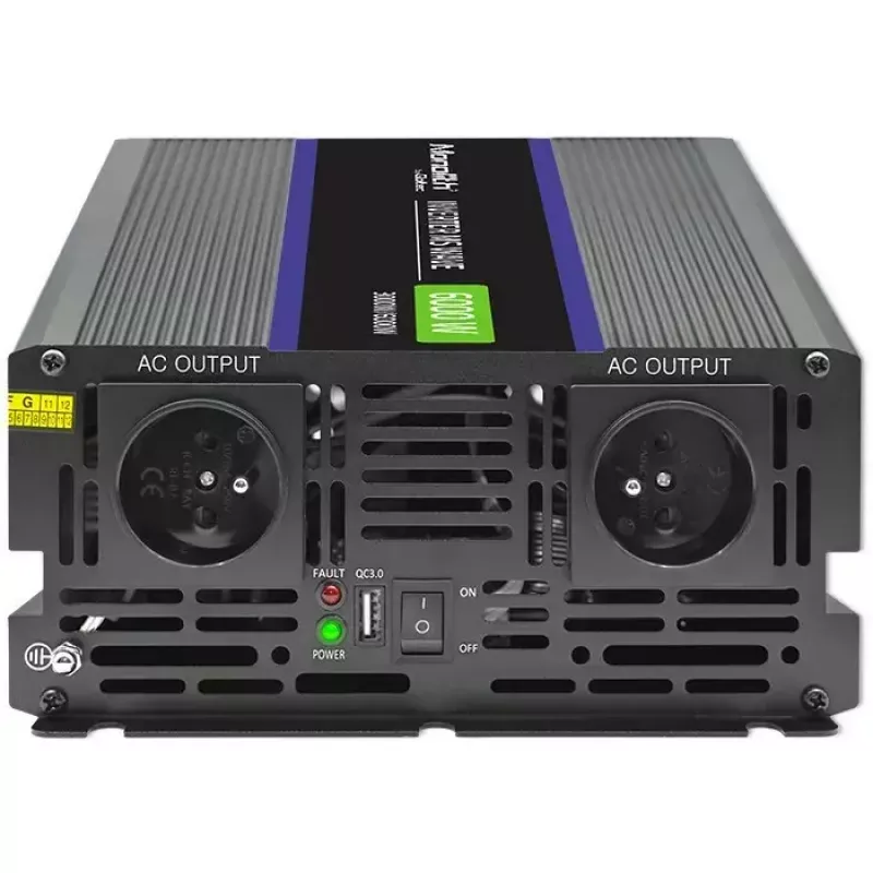 Toiteinverter QOLTEC Monolith 6000 MS 12 V kuni 230 V 6000 W