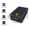 Toiteinverter QOLTEC Monolith 6000 MS 12 V kuni 230 V 6000 W