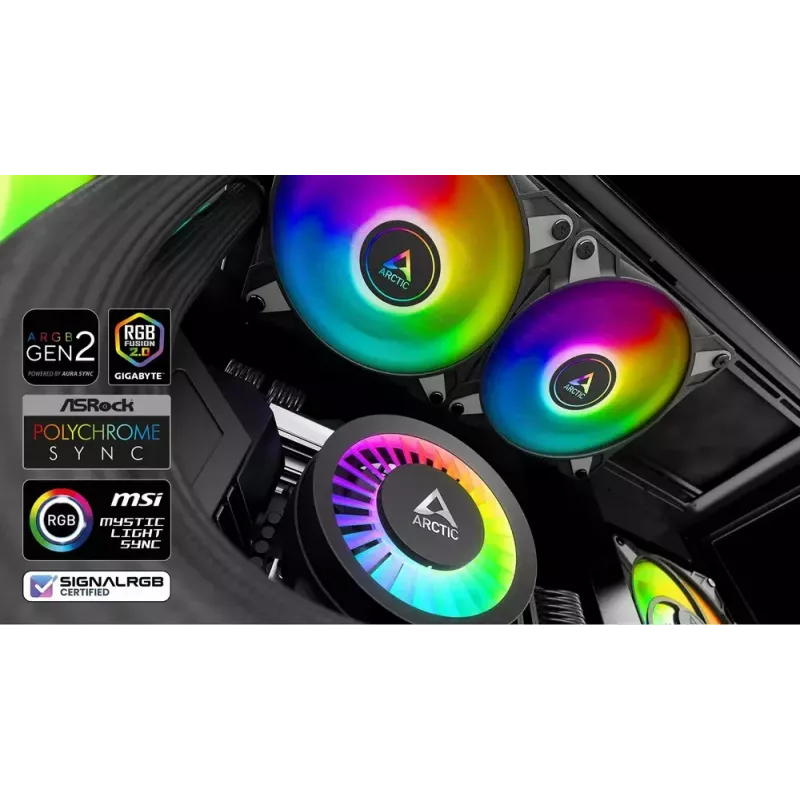 ARCTIC Liquid Freezer III 280 A-RGB - Mitmekülgselt ühilduv protsessori vesijahutusseade A-RGB-ga