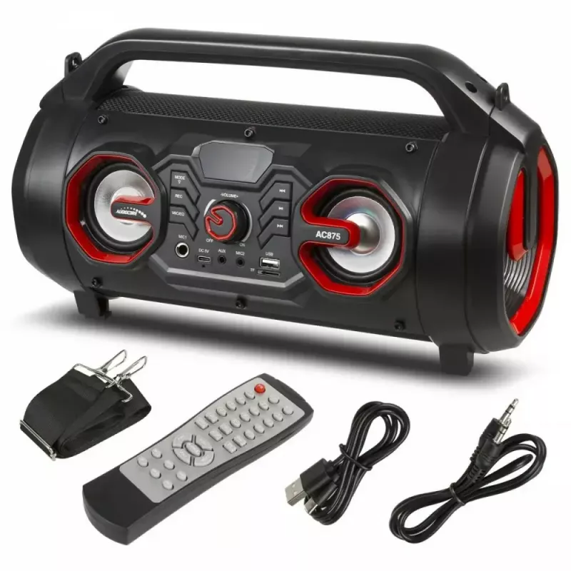Kaasaskantav kõlar Bazooka Audiocore AC875, must