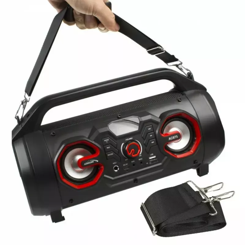 Kaasaskantav kõlar Bazooka Audiocore AC875, must