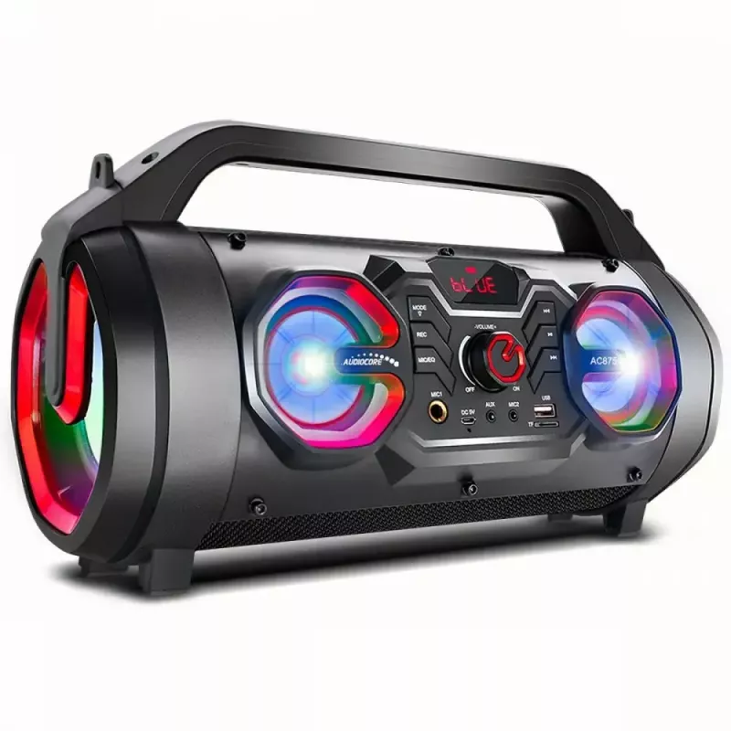 Kaasaskantav kõlar Bazooka Audiocore AC875, must