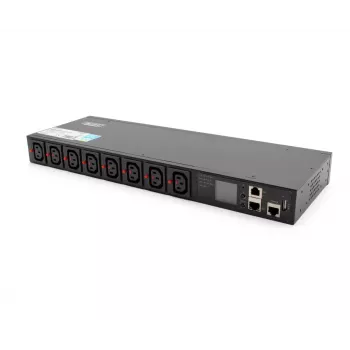 Toitejaotusseade PDU Digitus DN-DP-H-1-8C13 1U Must 16A
