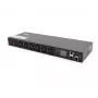 Toitejaotusseade PDU Digitus DN-DP-H-1-8C13 1U Must 16A