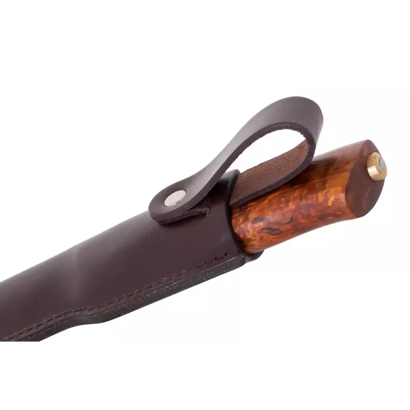 Fikseeritud teraga matkanuga HELLE Alden #76 — 10,4 cm tera, täistang