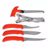 Fikseeritud teraga jahikomplekt Outdoor Edge Jaeger Pak 02OE069, koos noa ja ulukitöötlusriistadega
