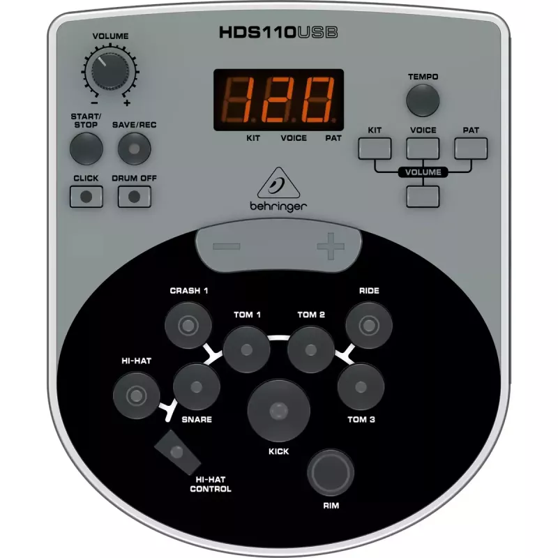Elektrooniline Behringer XD8USB must USB-heli liides