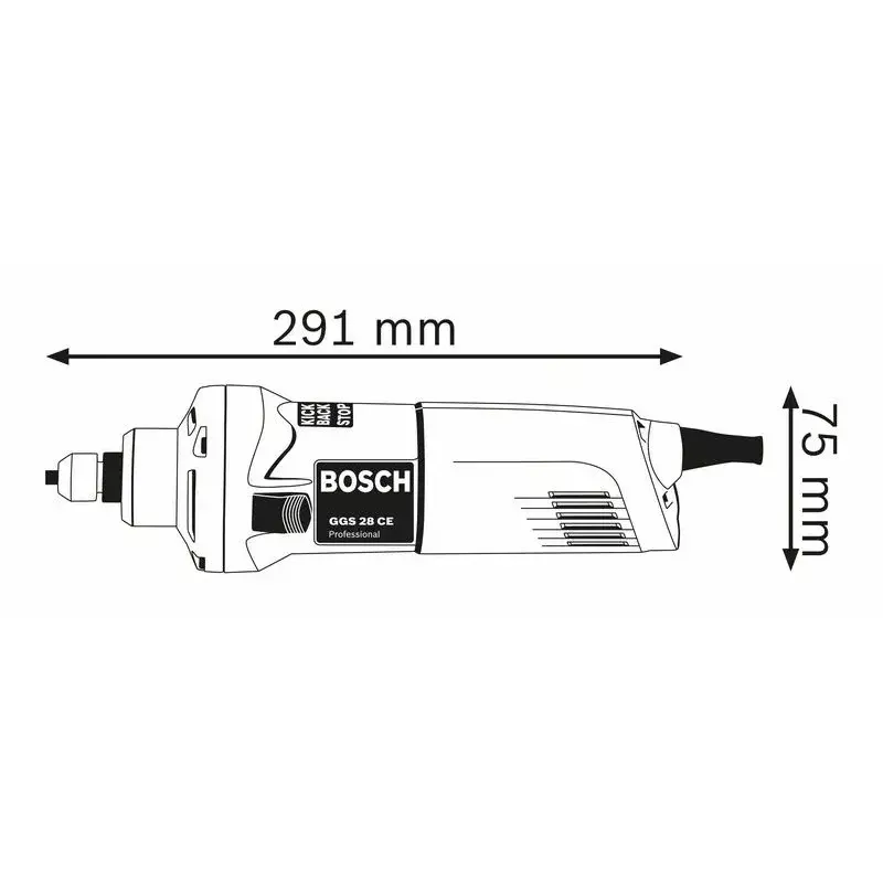 Bosch 0 601 220 100 sirglihvija 10000 p/min 650 W