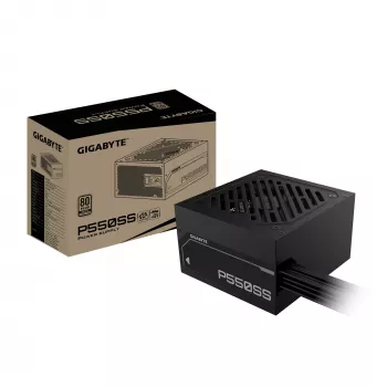 GIGABYTE P650SS toiteplokk - PCIe 5.0, 80 PLUS Silver, 120mm ventilaator, ATX 3.0 ühilduv, EL-pistik