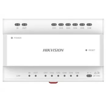 Videojaotur Hikvision DS-KAD706Y-S 6 kanalit 1U rack-kinnitus