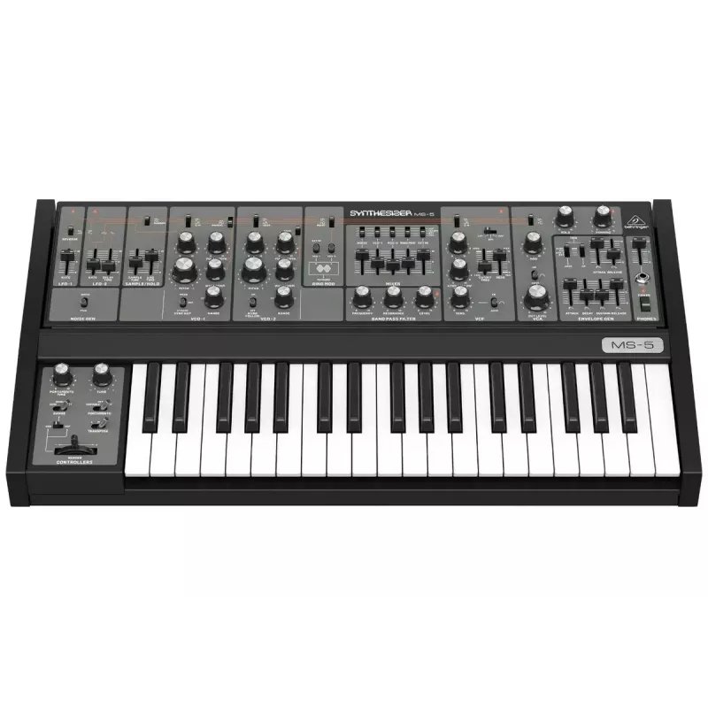 Analoogsüntesaator Behringer MS-5 — 32-hääleline polüfoonia, 37 klahvi