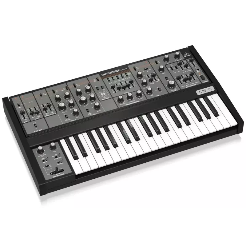 Analoogsüntesaator Behringer MS-5 — 32-hääleline polüfoonia, 37 klahvi