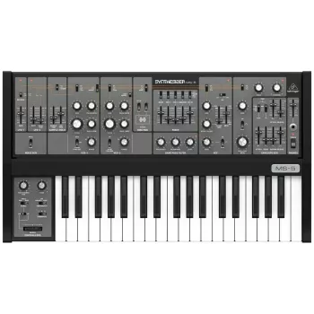 Analoogsüntesaator Behringer MS-5 — 32-hääleline polüfoonia, 37 klahvi