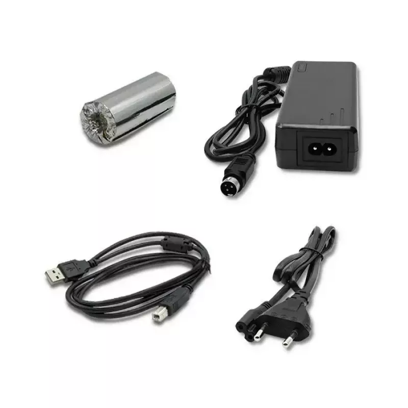 Termoprinter QOLTEC 50256 USB-liidesega — kompaktne müügipunkti printer