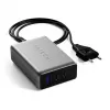 Mobiilseadme laadija Satechi ST-TC100GM-EU, 100 W, 2× USB-C, vahelduvvoolu sisend 100–240 V, hall