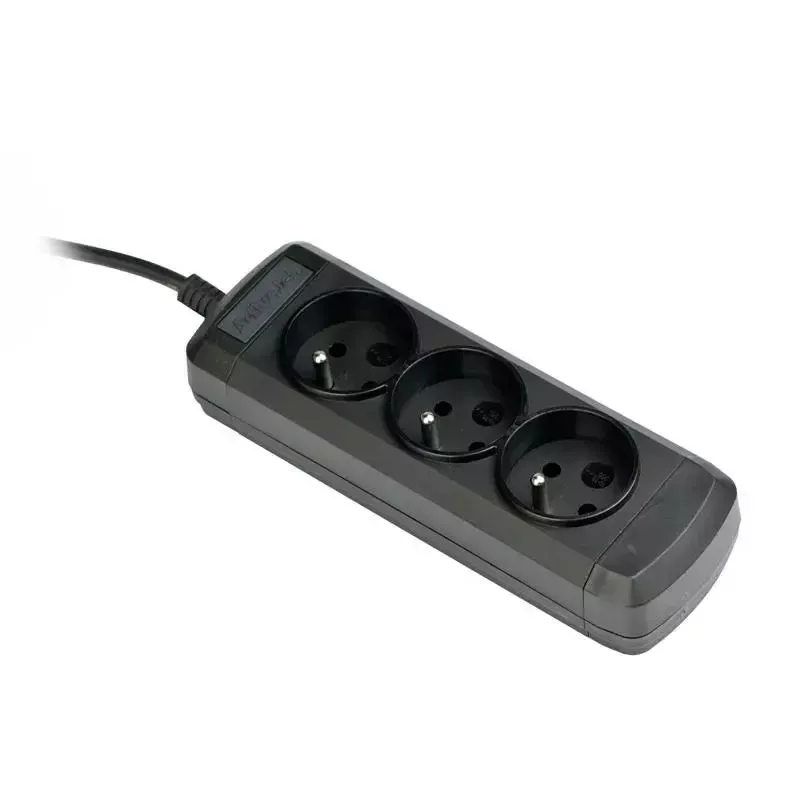 Pikendusjuhe ActiveJet 3GNU - 3M - C, 3 pesa tüüp E, 3 m kaabel, 230 V, 10 A, must