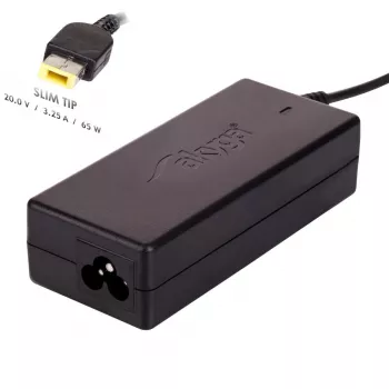 Toiteadapter/inverter Akyga AK-ND-24 65 W sisetingimustesse, sisend 100–250 V, ABS-korpus, 1,2 m kaabel, must