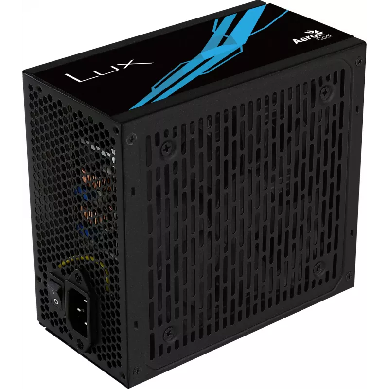 Aerocool LUX850 PC toiteplokk 850W 80 Plus Bronze 230V 88% efektiivsus must