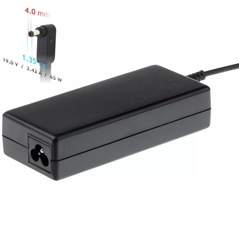 Akyga AK-ND-55 sülearvuti toiteadapter 19 V / 3,42 A, 65 W, 4,0 x 1,35 mm pistik, Asus jaoks