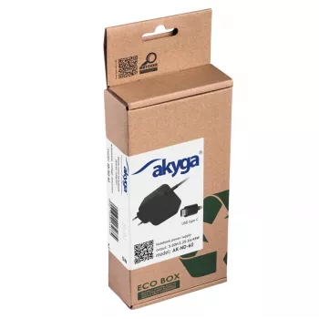 Toiteadapter Akyga AK-ND-60, universaalne 45 W, sisend 100–250 V, must, 0,183 kg