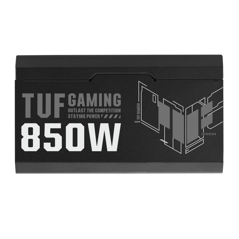 ASUS TUF Gaming 850W Gold toiteplokk 24-pin ATX ATX Must