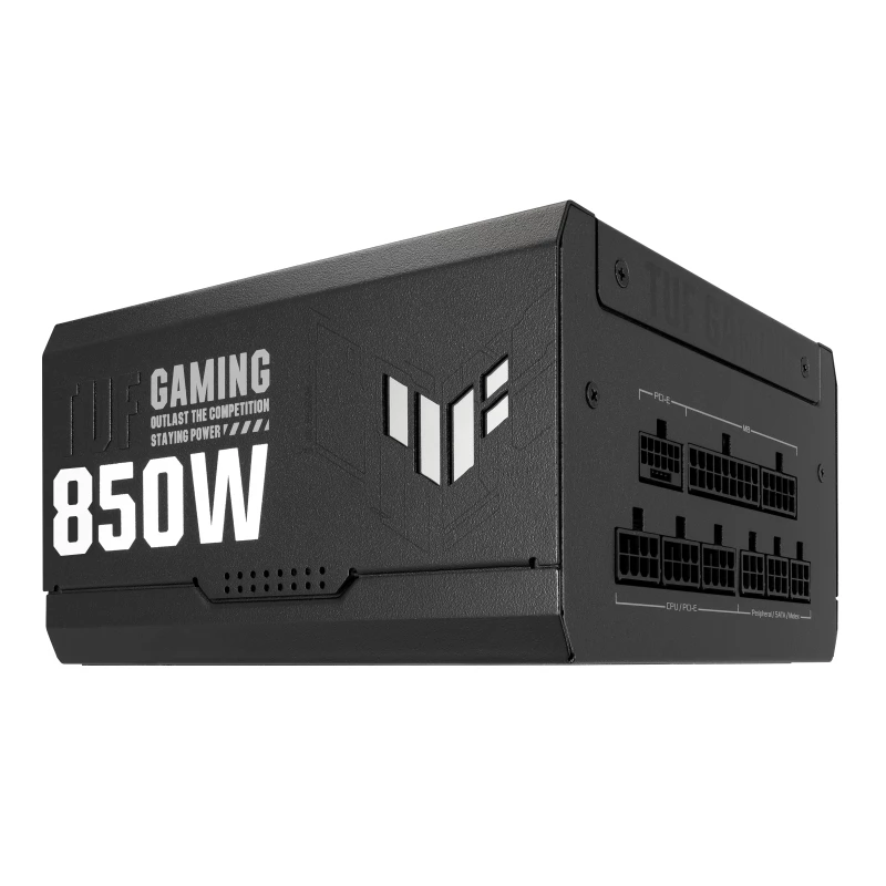 ASUS TUF Gaming 850W Gold toiteplokk 24-pin ATX ATX Must