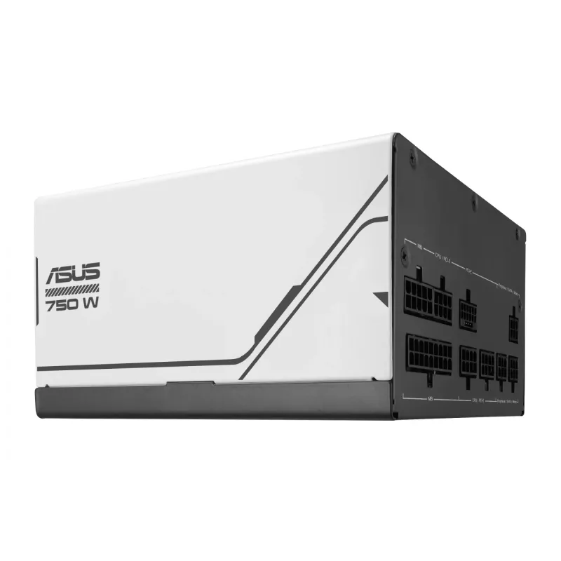 ASUS Prime AP-750G toiteplokk 750 W 20+4 kontakti ATX ATX Must, Valge