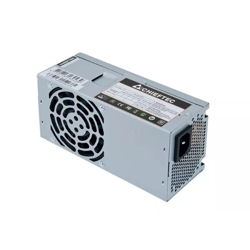 Toiteplokk CHIEFTEC GPF-350P TFX 350W, 20+4 pin ATX, 80 mm ventilaator, 85% efektiivsus, aktiivne PFC