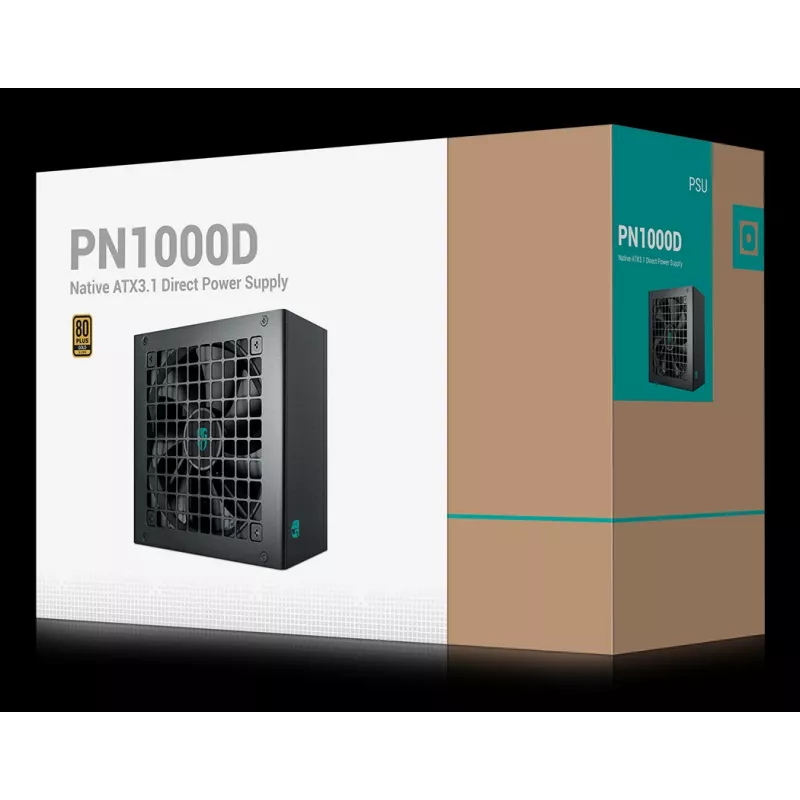 Gamer Storm PN1000D toiteplokk 1000 W 20+4 pin ATX ATX Must