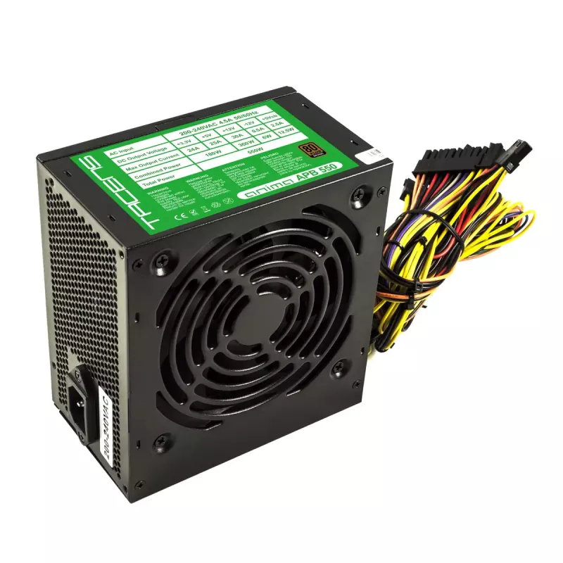 Tacens APB550B toiteplokk 550 W 20+4 pin ATX ATX must