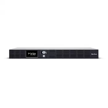 Katkematu toiteallikas CYBERPOWER OR1000ERM1U — 1 kVA (600 W), Line-Interactive, Rackmount 1U, 6× C13 pistikupesa, LCD, Hõbedane