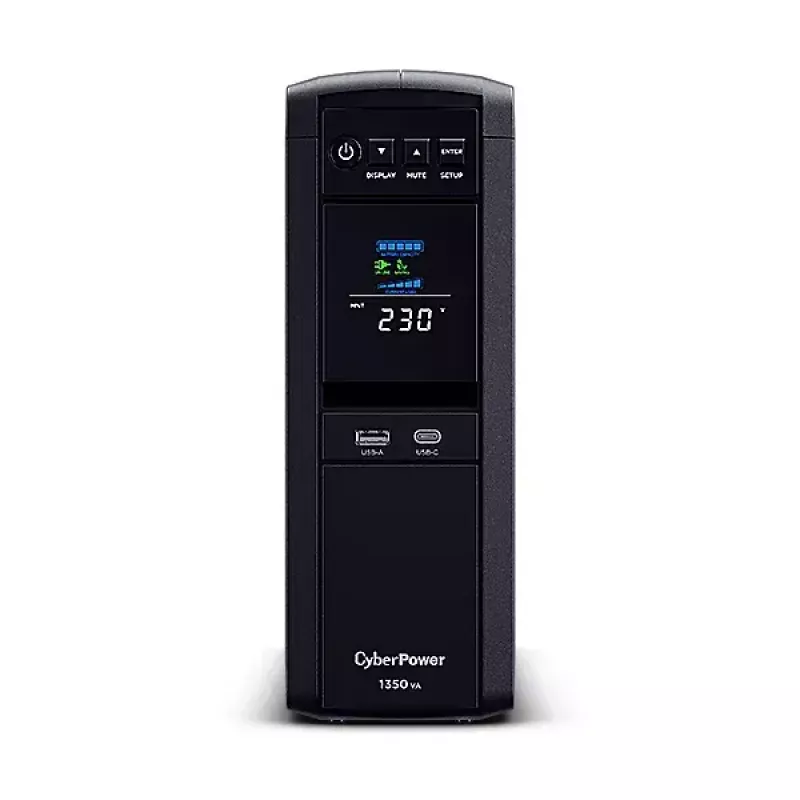 CyberPower CP1350EPFCLCD katkematu toiteallikas (UPS) Line-Interactive 1,35 kVA 780 W 6 vahelduvvoolupistikupesa