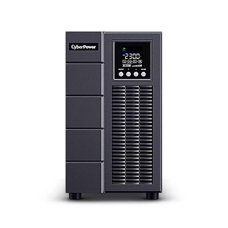 Katkematu toiteallikas CYBERPOWER OLS3000EA, online topeltkonversioon, 3 kVA (2700 W), PF 0,9, 8x C13 pistikupesa, C20 sisend