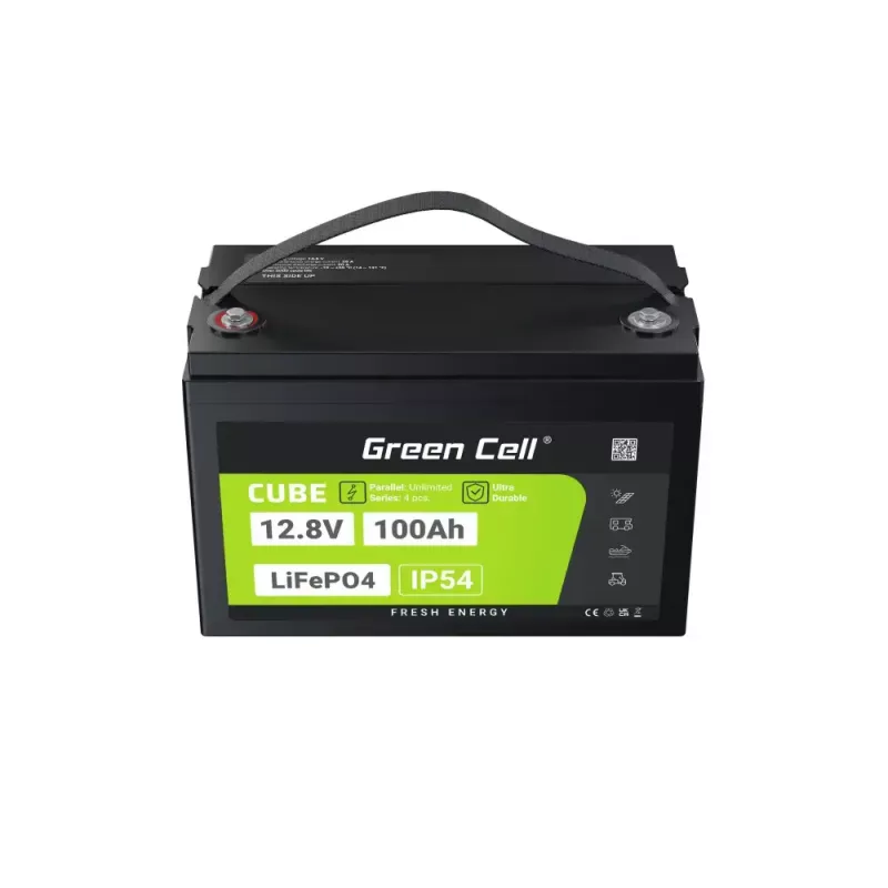 UPS-aku roheline Cell LFPGC12V100AH liitiumraudfosfaat 12,8V 100Ah