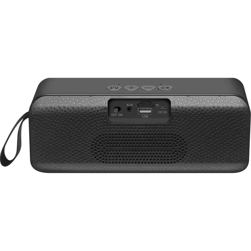 Kaasaskantav Bluetooth monokõlar DEFENDER Q1 must, 10W RMS, 1200 mAh, Bluetooth 5.0, MicroSD, FM, AUX, USB