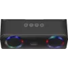Kaasaskantav Bluetooth monokõlar DEFENDER Q1 must, 10W RMS, 1200 mAh, Bluetooth 5.0, MicroSD, FM, AUX, USB