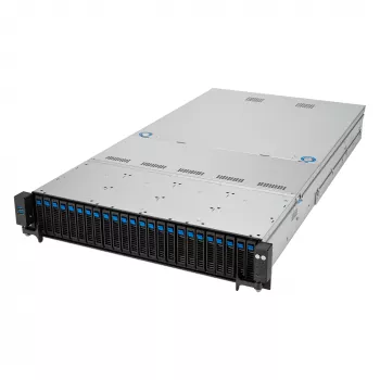 ASUS RS521A-E12-RS24U Socket SP5 Rack (2U) Must, Hõbedane