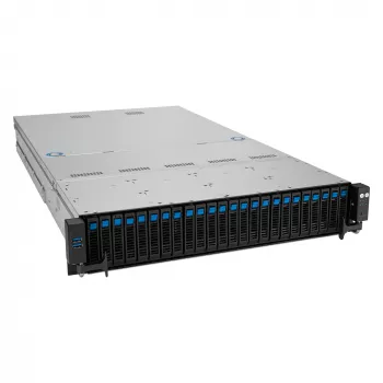 ASUS RS521A-E12-RS24U Socket SP5 Rack (2U) Must, Hõbedane