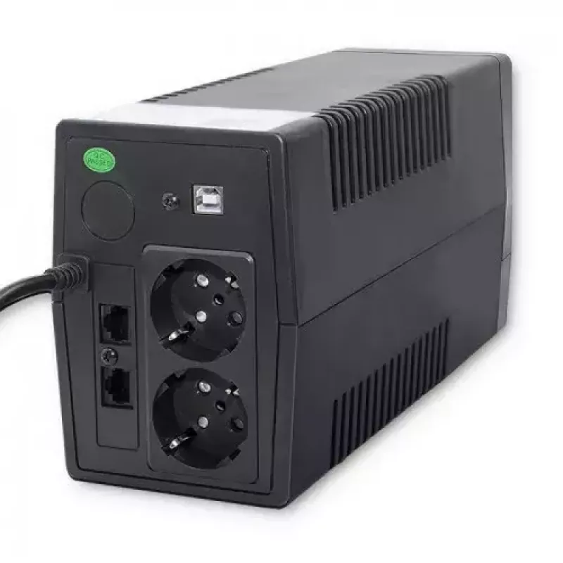 Katkematu toiteallikas Qoltec Monolith 0,85 kVA 480 W 2 vahelduvvoolupesa