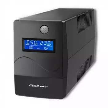 Katkematu toiteallikas Qoltec Monolith 0,85 kVA 480 W 2 vahelduvvoolupesa