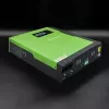Qoltec 53886 autonoomne hübriidne päikeseinverter, 3,5 kW, 100 A MPPT, 24 V, puhas siinus