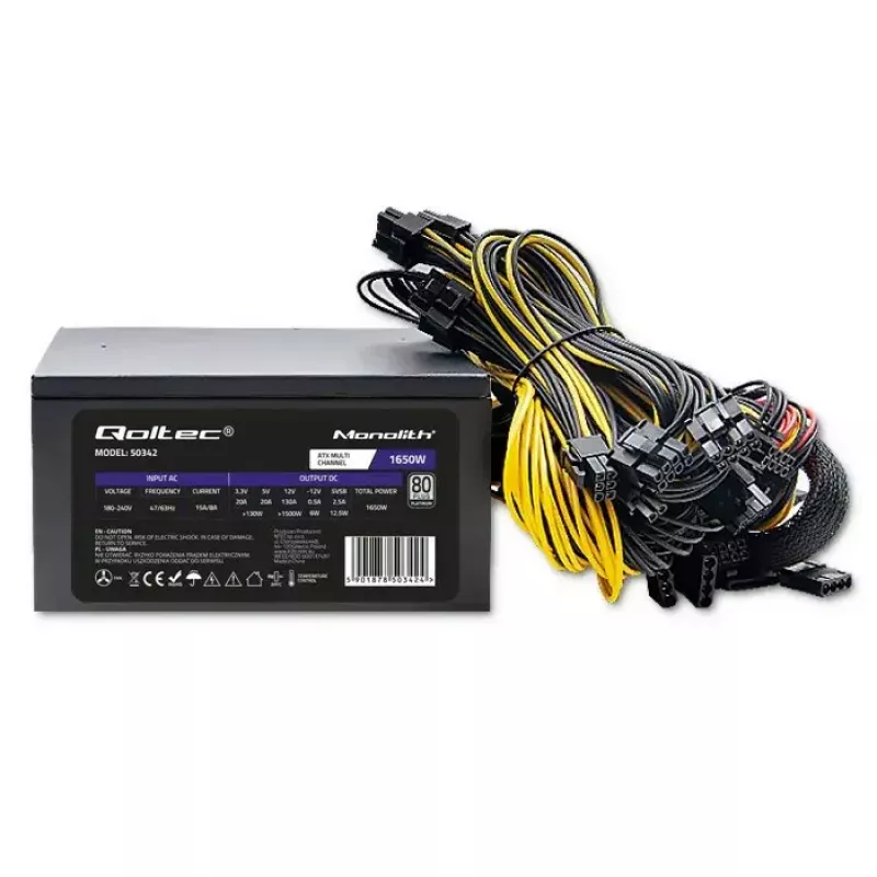 Toiteplokk Qoltec 50342 1650W
